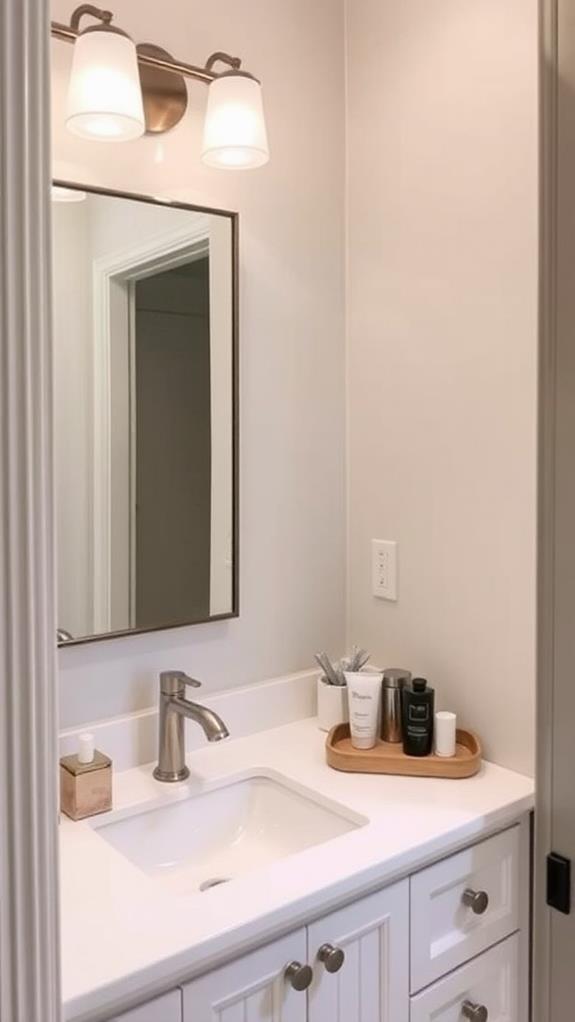 organize your bathroom space