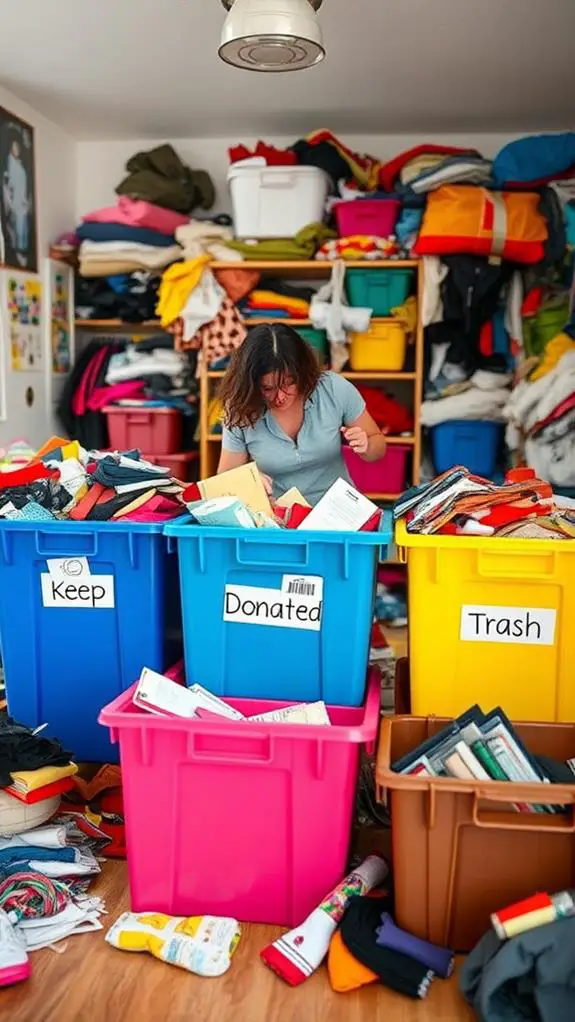 efficiently organize items fast