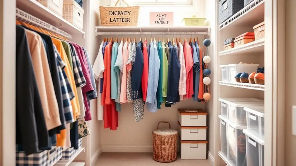 maximize small closet space