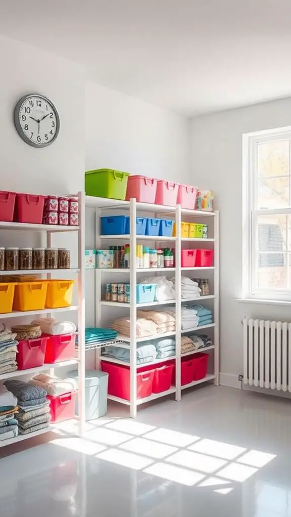 neatly arrange organized items